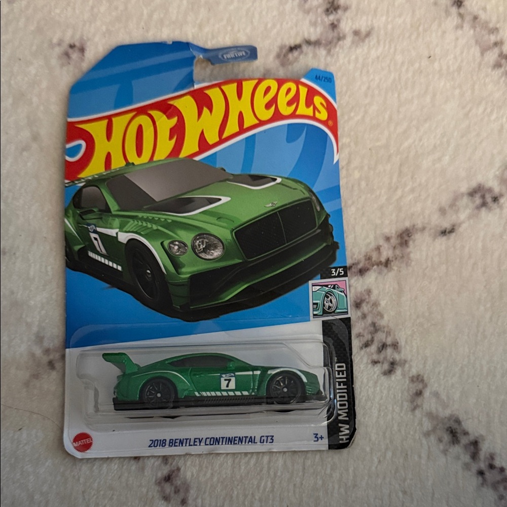 Green Bentley Continental GT3 Toy Car